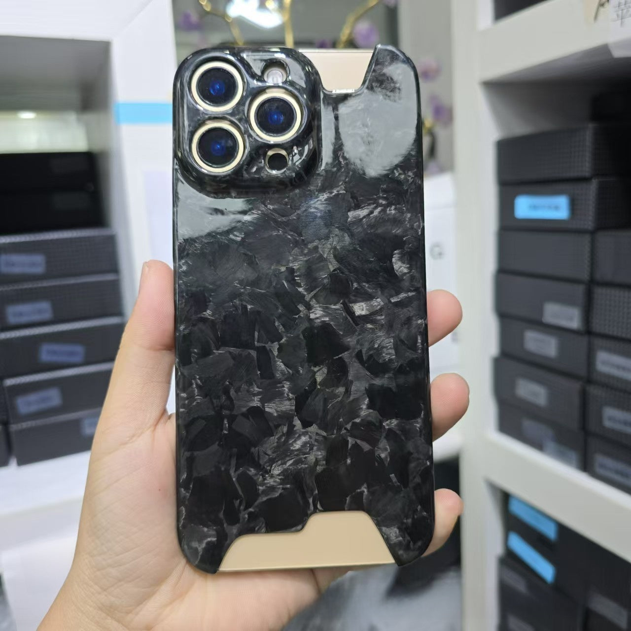 Slim Forged Carbon Fiber IPhone Series 13-16